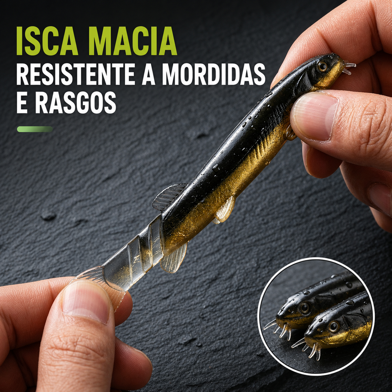 Isca Artificial Soft Korora Para Robalo