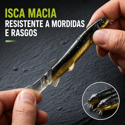 Isca Artificial Soft Korora Para Robalo