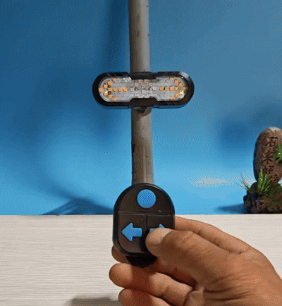 Potente farol LED para moto