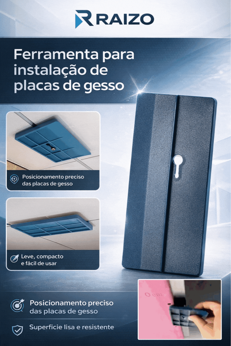 Ferramenta para instalação de placas de gesso