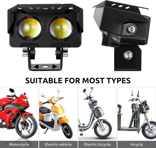 Faróis duplos LED super brilhantes para automóvel