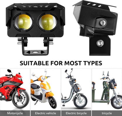 Faróis duplos LED super brilhantes para automóvel