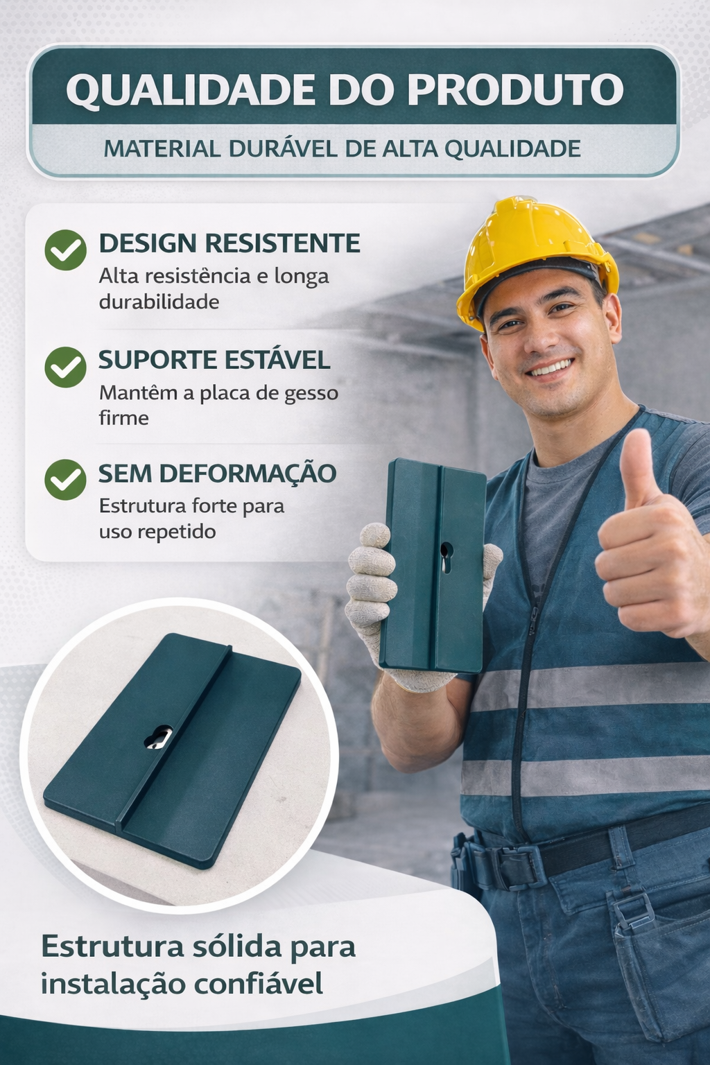 🔥Ferramenta para instalação de placas de gesso