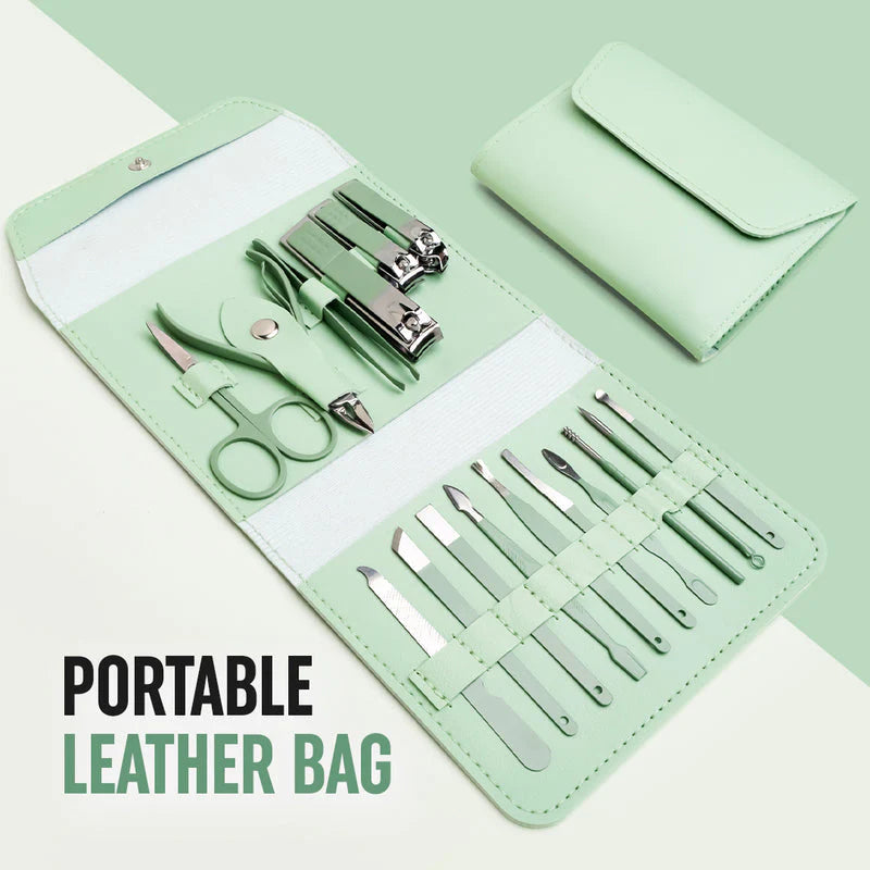Conjunto requintado de corta-unhas (16 peças)