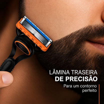 🪒 Aparador Premium de 5 Lâminas – Suave e sem irritação
