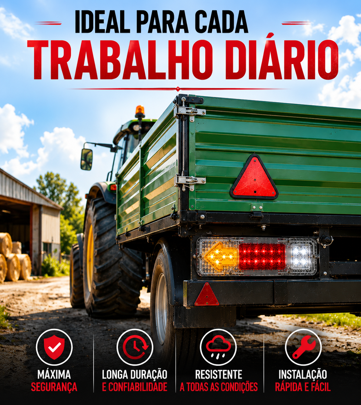 Farolim traseiro LED para camião 🚚