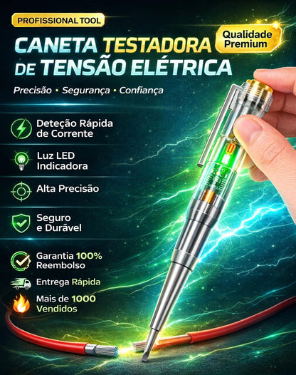 Caneta Testadora de Tensão Elétrica