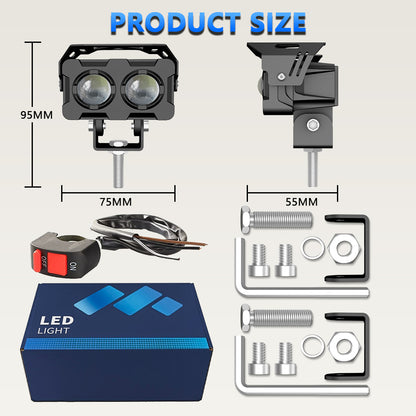 🔥Farol de nevoeiro LED universal