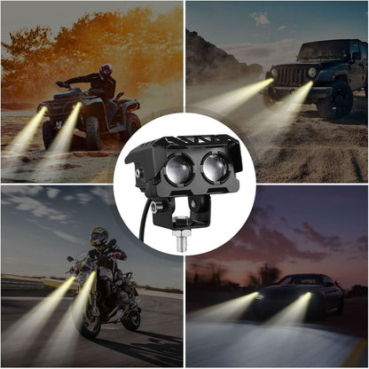 Potente farol LED para moto