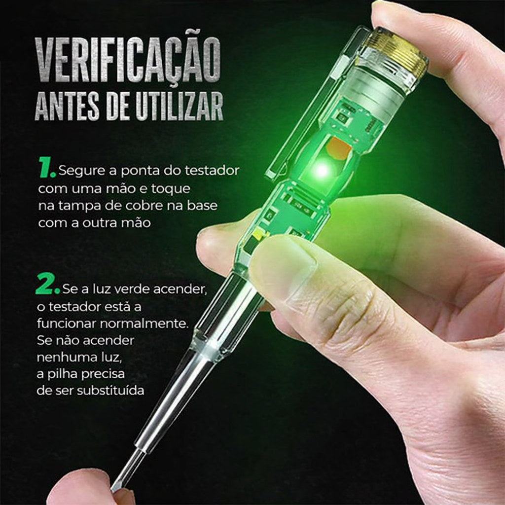 Caneta Testadora de Tensão Elétrica