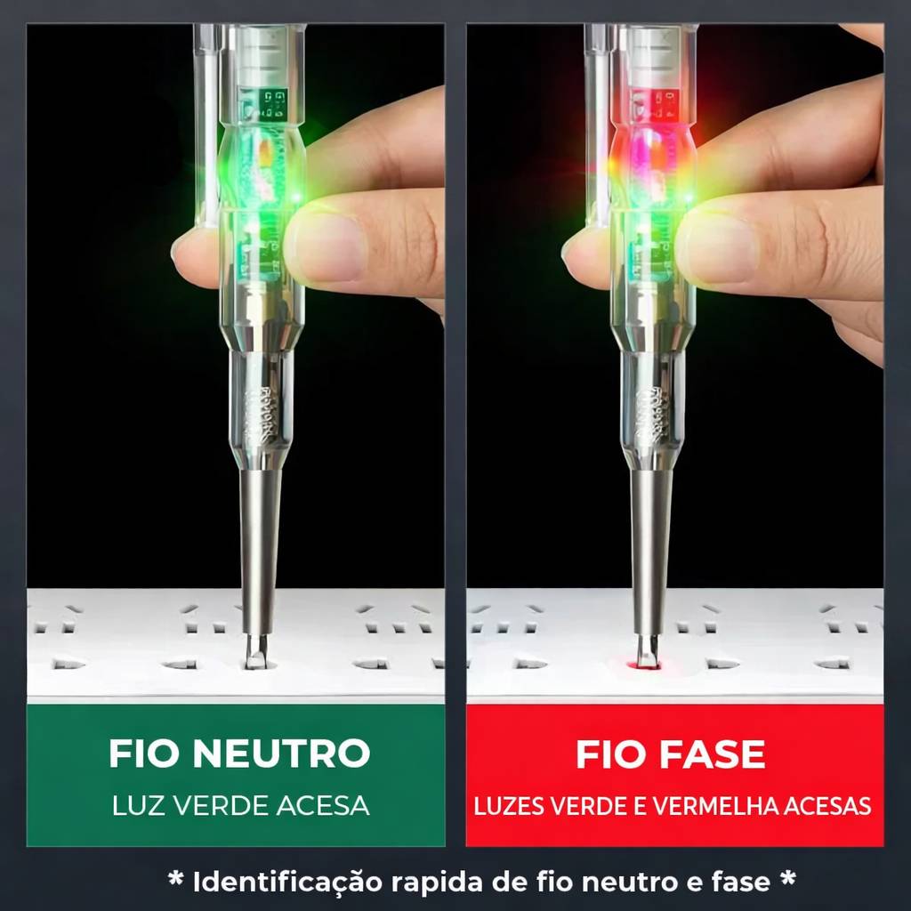 Caneta Testadora de Tensão Elétrica